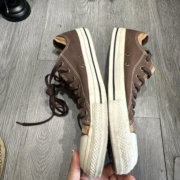 Converse All Star Double Tongue Double Lace Brown Sneakers Mens 13 - Picture 10 of 10